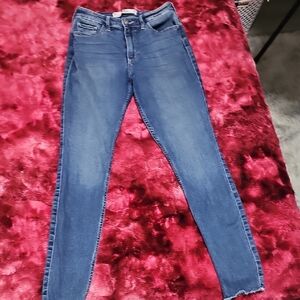 Hollister Women's Blue Skinny Jeans